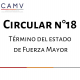 Circular N°18 CAMV