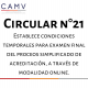 Circular N°21 CAMV