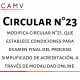Circular N°23 CAMV
