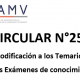 Circular N°25 CAMV